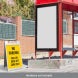 No Parking Pick Up Drop Off Corflute Sign (Non Reflective)