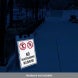 No Skateboarding Corflute Sign (Reflective)