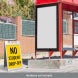 No Student Drop Off Corflute Sign (Non Reflective)