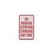 No Parking Stopping Standing Decal (EGR Reflective)