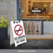 Bilingual No Smoking No Fumar Corflute Sign (Non Reflective)