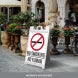 Bilingual No Smoking No Fumar Corflute Sign (Non Reflective)