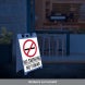 No Smoking No Fumar Corflute Sign (Reflective)