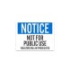 OSHA Notice Dumpster Decal (Non Reflective)