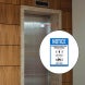 Elevator Social Distancing Decal (Non Reflective)