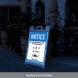 Elevator Social Distancing Corflute Sign (Reflective)