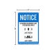 Elevator Social Distancing Corflute Sign (Reflective)