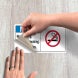 No Vapor Smoking Decal (Non Reflective)