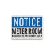 OSHA Notice Meter Room Aluminum Sign (EGR Reflective)