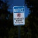 No Concealed Weapons Aluminum Sign (HIP Reflective)