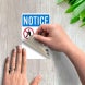 OSHA No Digging Decal (Non Reflective)