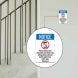 OSHA Notice Please Silence Your Cell Phone Decal (Non Reflective)