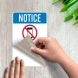 OSHA Notice Please Silence Your Cell Phone Decal (Non Reflective)