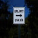 Bilingual One Way Aluminum Sign (EGR Reflective)