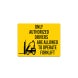 Forklift Safety Decal (Non Reflective)