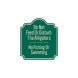 Do Not Disturb Alligators Aluminum Sign (HIP Reflective)