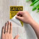OSHA Caution Electrical Panel Decal (EGR Reflective)