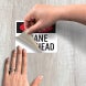 OSHA Danger Crane Overhead Decal (Non Reflective)