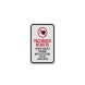 Pacemaker Warning Do Not Proceed Aluminum Sign (Diamond Reflective)