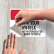 Park At Your Own Risk Decal (Non Reflective)
