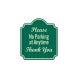 No Parking At Anytime Aluminum Sign (HIP Reflective)