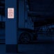 Parking In Designated Spaces Only Aluminum Sign (Diamond Reflective)
