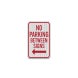 No Parking Between Signs Decal (EGR Reflective)