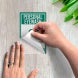Personal Eyewash Keep Area Clear Decal (EGR Reflective)