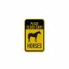Barn Please Close Gate For Horses Aluminum Sign (EGR Reflective)