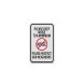 Please Keep Noise To A Minimum Aluminum Sign (Diamond Reflective)