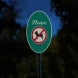 No Dogs Allowed Signature Aluminum Sign (HIP Reflective)