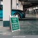 Please Pull Forward As Far As Possible Corflute Sign (Non Reflective)