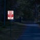 Private Property Private Driveway Aluminum Sign (Diamond Reflective)