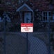 No Trespassing No Unauthorized Access Aluminum Sign (EGR Reflective)