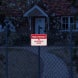 No Trespassing No Unauthorized Access Aluminum Sign (Diamond Reflective)