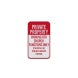 Parking For Church Functions Aluminum Sign (Diamond Reflective)