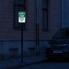 Private Road Resident Parking Aluminum Sign (EGR Reflective)