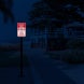 Private Road No Access Aluminum Sign (Diamond Reflective)