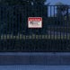 Private Property No Trespassing Or Dumping Aluminum Sign (HIP Reflective)