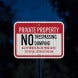 Private Property No Trespassing Or Dumping Aluminum Sign (HIP Reflective)
