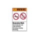 Under Construction ANSI Warning Decal (Non Reflective)