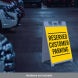 Reserved Customer Parking Corflute Sign (Reflective)