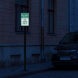 Reserved Parking For Senior Adults Aluminum Sign (Diamond Reflective)