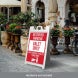 Sidewalk Reserved Parking Corflute Sign (Non Reflective)