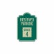 Reserved Parking Space Aluminum Sign (HIP Reflective)