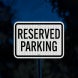 Parking Black Aluminum Sign (EGR Reflective)
