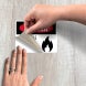 Keep Open Flame Away Decal (Non Reflective)
