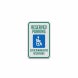 Bilingual Reserved Parking Aluminum Sign (Diamond Reflective)
