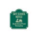Student Drop Off Aluminum Sign (HIP Reflective)
