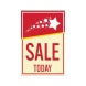 Sale Sale Today Corflute Sign (Reflective)